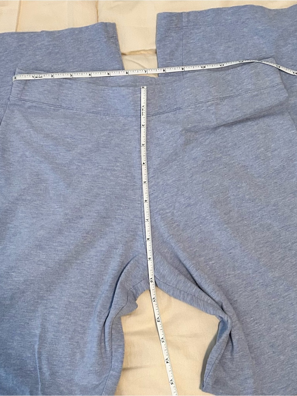 Victoria's Secret PINK White Rib Tank with Light Blue Lounge Pants - Picture 3 of 11